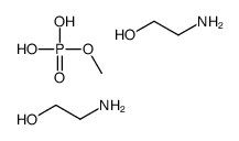 methyl dihydrogen phosphate, compound with 2-aminoethanol (1:2) Structure