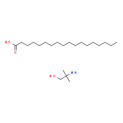 stearic acid, compound with 2-amino-2-methylpropan-1-ol (1:1)结构式