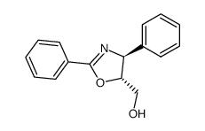 (4S,5R)-[2,4-diphenyl-(5-hydroxymethyl)]-1,3-oxazoline Structure