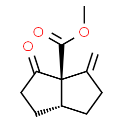 3a(1H)-Pentalenecarboxylicacid,hexahydro-3-methylene-4-oxo-,methylester,(3aR,6aR)-rel-(9CI) structure