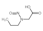 Glycine, N-nitroso-N-propyl-结构式