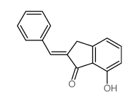 1H-Inden-1-one,2,3-dihydro-7-hydroxy-2-(phenylmethylene)- structure