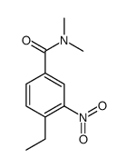 Benzamide, 4-ethyl-N,N-dimethyl-3-nitro- (9CI) structure