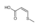 (Z)-3-(Methylthio)acrylic acid structure