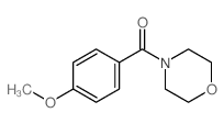 4-(p-Methoxybenzoyl)morpholine结构式