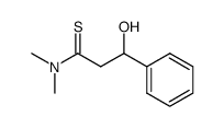 Benzenepropanethioamide,-bta--hydroxy-N,N-dimethyl-结构式