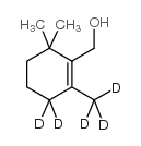 [3,3-dideuterio-6,6-dimethyl-2-(trideuteriomethyl)cyclohexen-1-yl]methanol结构式