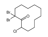 2,2-dibromo-12-chlorocyclododecan-1-one结构式