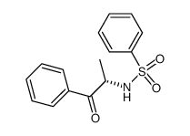 (S)-N-(1-oxo-1-phenylpropan-2-yl)benzenesulfonamide Structure