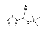 2-thiophenyl-(trimethylsilyloxy)-acetonitrile Structure