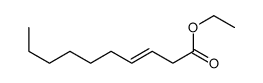 ethyl dec-3-enoate Structure