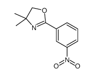 4,5-DIHYDRO-4,4-DIMETHYL-2-(3-NITROPHENYL)OXAZOLE Structure