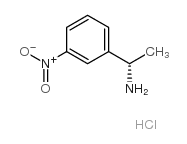 (S)-1-(3-硝基苯基)乙胺盐酸盐结构式