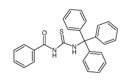 N-benzoyl-N'-trityl-thiourea Structure