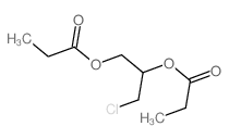 (3-chloro-2-propanoyloxy-propyl) propanoate结构式