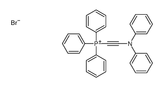 triphenyl-[2-(N-phenylanilino)ethynyl]phosphanium,bromide Structure