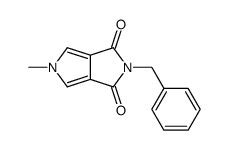 1-benzyl-N-methyl-1H-pyrrole-3,4-dicarboximide Structure