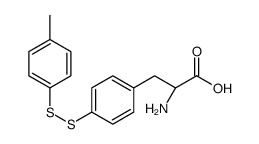 (2S)-2-amino-3-[4-[(4-methylphenyl)disulfanyl]phenyl]propanoic acid结构式