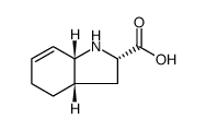 1H-Indole-2-carboxylicacid,2,3,3a,4,5,7a-hexahydro-,[2S-(2-alpha-,3a-bta-,7a-bta-)]-(9CI)结构式