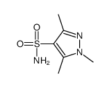 1H-Pyrazole-4-sulfonamide,1,3,5-trimethyl-(9CI) Structure