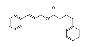 3-phenylprop-2-enyl 4-phenylbutanoate Structure