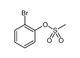 Phenol, 2-bromo-, 1-methanesulfonate结构式