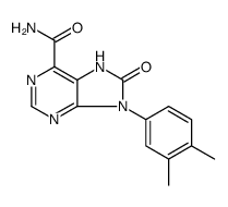 9-(3,4-Dimethylphenyl)-8,9-dihydro-8-oxo-7H-purine-6-carboxamide Structure