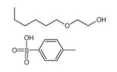 2-hexoxyethanol,4-methylbenzenesulfonic acid Structure