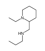 N-[(1-Ethyl-2-piperidinyl)methyl]-1-propanamine Structure