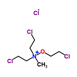 AMMONIUM, BIS(2-CHLOROETHYL)(2-CHLOROETHOXY)METHYL-, CHLORIDE structure