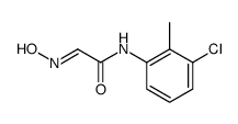 N-(3-chloro-2-methylphenyl)-2-(hydroxyimino)acetamide结构式