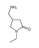 4-(aminomethyl)-1-ethylpyrrolidin-2-one结构式