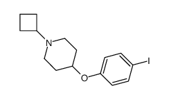 1-Cyclobutyl-4-(4-iodophenoxy)piperidine Structure