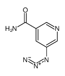 3-Pyridinecarboxamide, 5-azido Structure