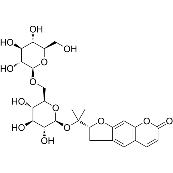 紫花前胡苷I结构式