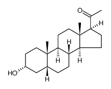 5β-Pregnan-3α-ol-20-one-17α,21,21,21-d4 Structure