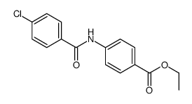 ethyl 4-[(4-chlorobenzoyl)amino]benzoate结构式