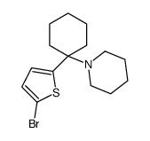 1-[1-(5-bromothiophen-2-yl)cyclohexyl]piperidine Structure