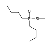 dibutyl-chloro-trimethylsilylsilane结构式