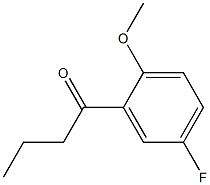 1-(5-fluoro-2-methoxyphenyl)butan-1-one Structure