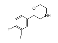 2-(3,4-二氟苯基)吗啉结构式