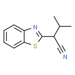 2-Benzothiazoleacetonitrile,alpha-(1-methylethyl)-(9CI)结构式