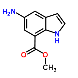 Methyl 5-amino-1H-indole-7-carboxylate Structure