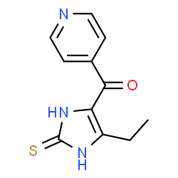 Methanone,(5-ethyl-2,3-dihydro-2-thioxo-1H-imidazol-4-yl)-4-pyridinyl-结构式