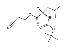 Boc-Leu-OCet Structure