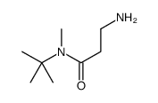 3-amino-N-tert-butyl-N-Methylpropanamide hydrochloride Structure