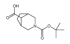 3-[(tert-butoxy)carbonyl]-3-azabicyclo[3.2.1]octane-8-carboxylic acid structure