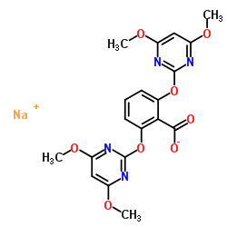 Bispyribac sodium Structure