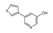 5-thiophen-3-ylpyridin-3-ol Structure