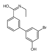 3-(3-bromo-5-hydroxyphenyl)-N-ethylbenzamide结构式